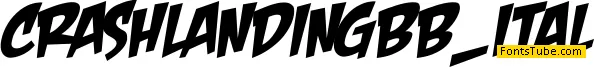 CrashLanding BB Font Family