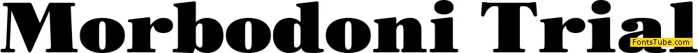 Morbodoni Font