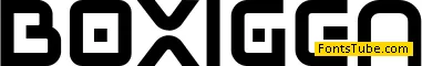 BOXIGEN Font