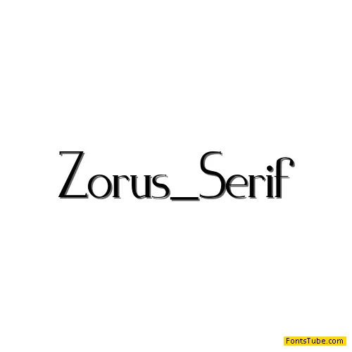 Zorus Serif Font Family