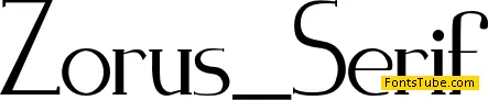 Zorus Serif Font Family