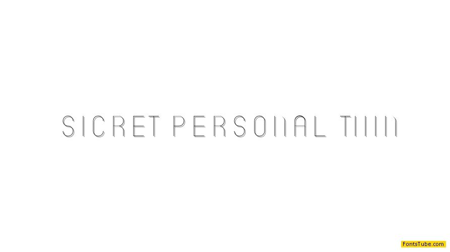 Sicret PERSONAL Font Family