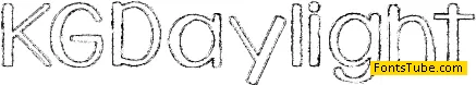 KG Daylight Font