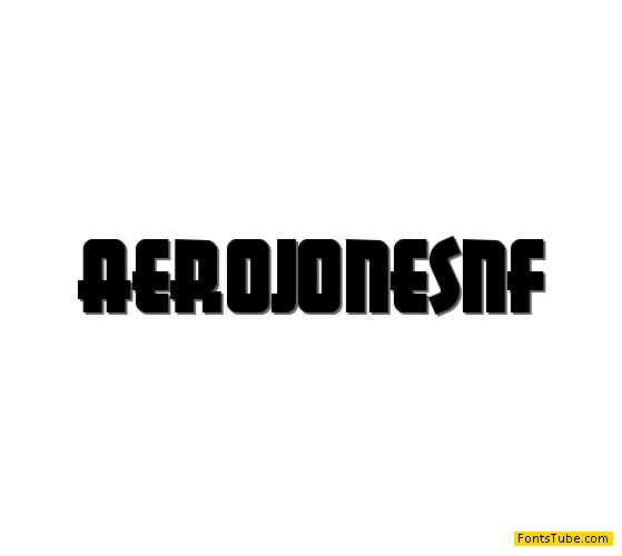 AerojonesNF Font