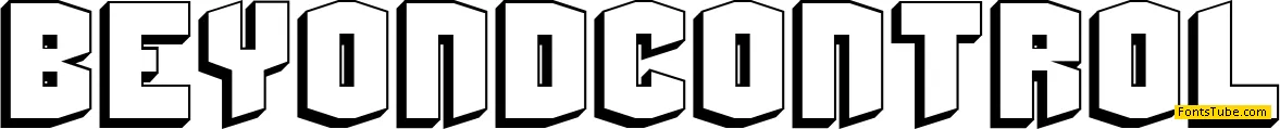 Beyond Control Font