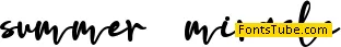 summer miracle Font