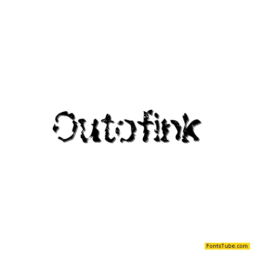 outofink Font