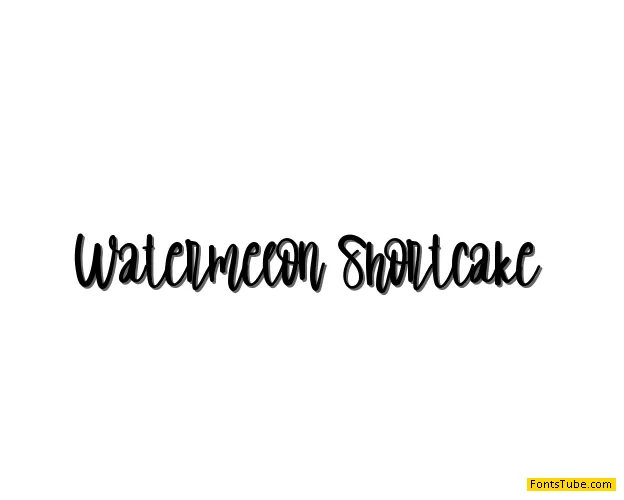 Watermelon Shortcake Font