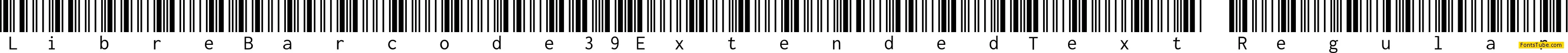 Libre Barcode 39 Extended Text