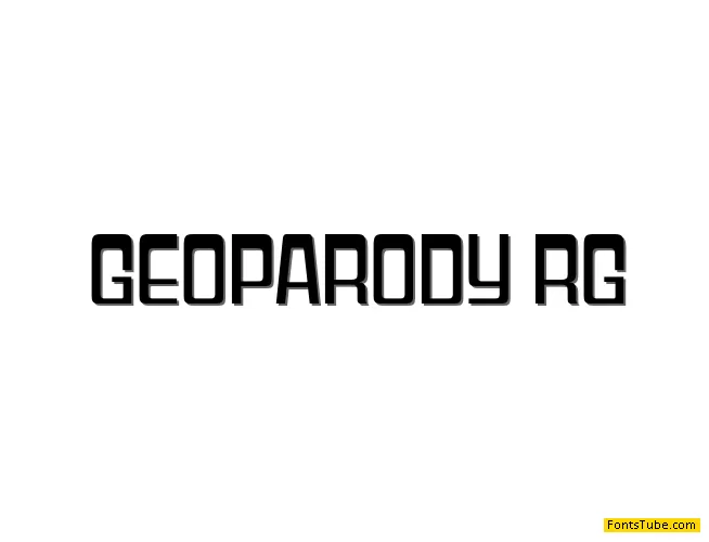 Geoparody Font Family