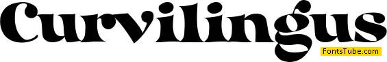 Curvilingus Font