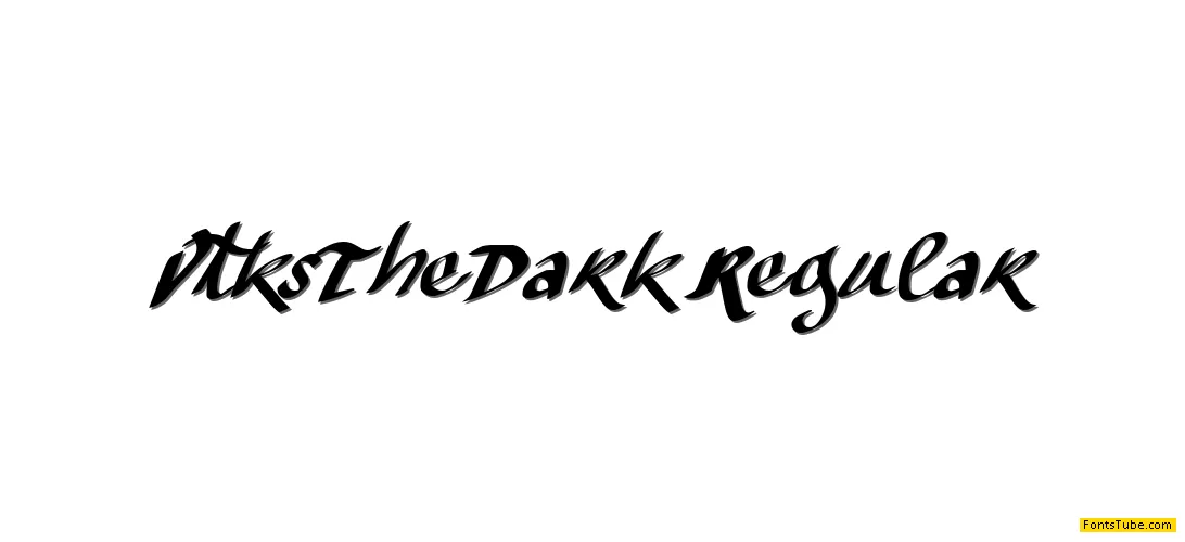 Vtks The Dark Font