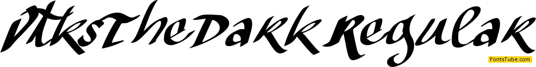 Vtks The Dark Font