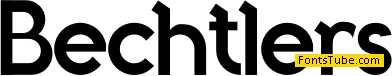 Bechtlers Font