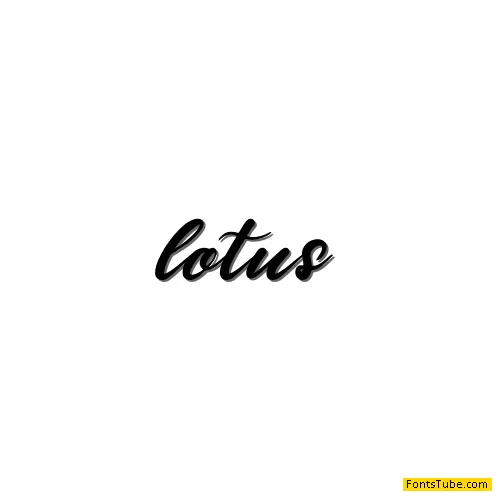 lotus Font