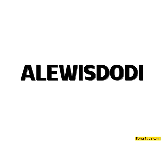 ALEWISDODI Font