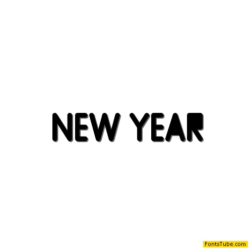 New Year Font