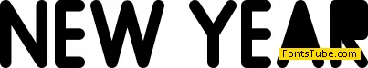 New Year Font