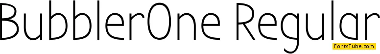 Bubbler One Font