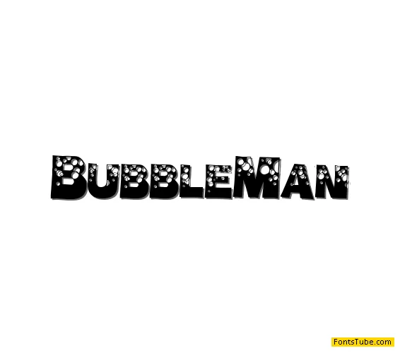 Bubble Man Font