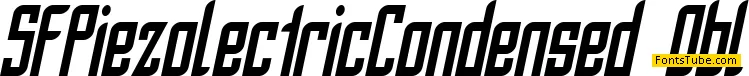 SF Piezolectric Font Family