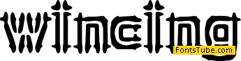 Wincing Font