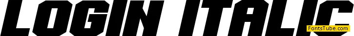 Login Font Family