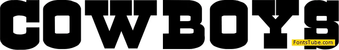Cowboys Font