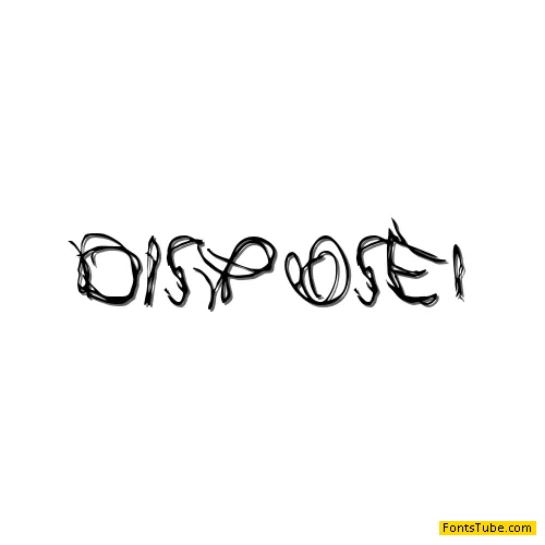 dispose101 Font