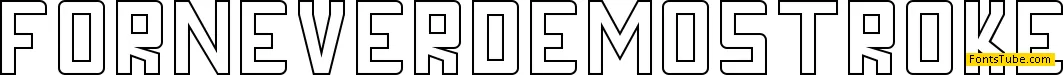 FORNEVER DEMO Font Family