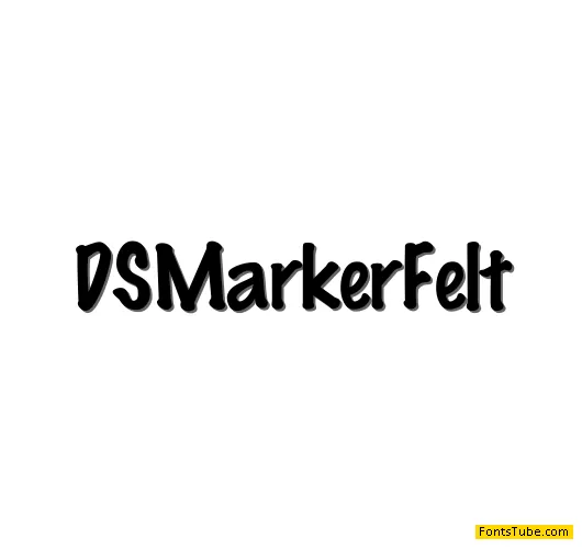 DS Marker Felt Font