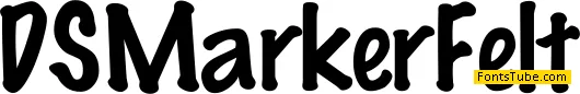 DS Marker Felt Font