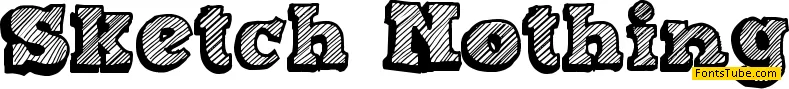 Sketch Nothing Font