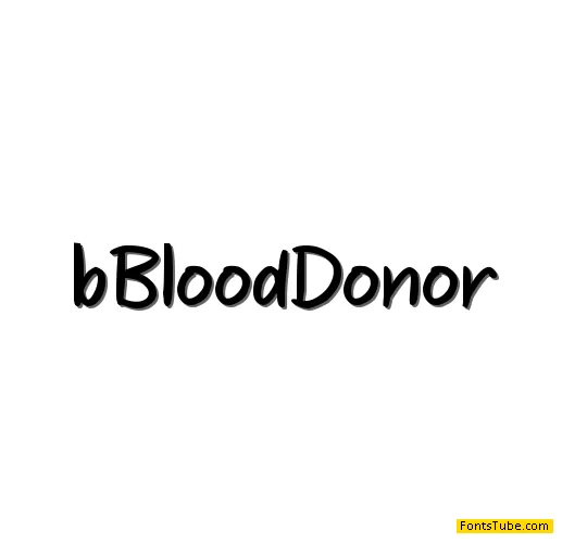 b Blood Donor