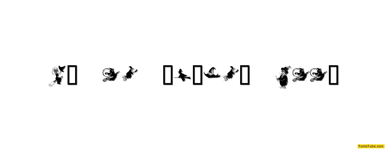 KR Oh Witchy Poo! Font