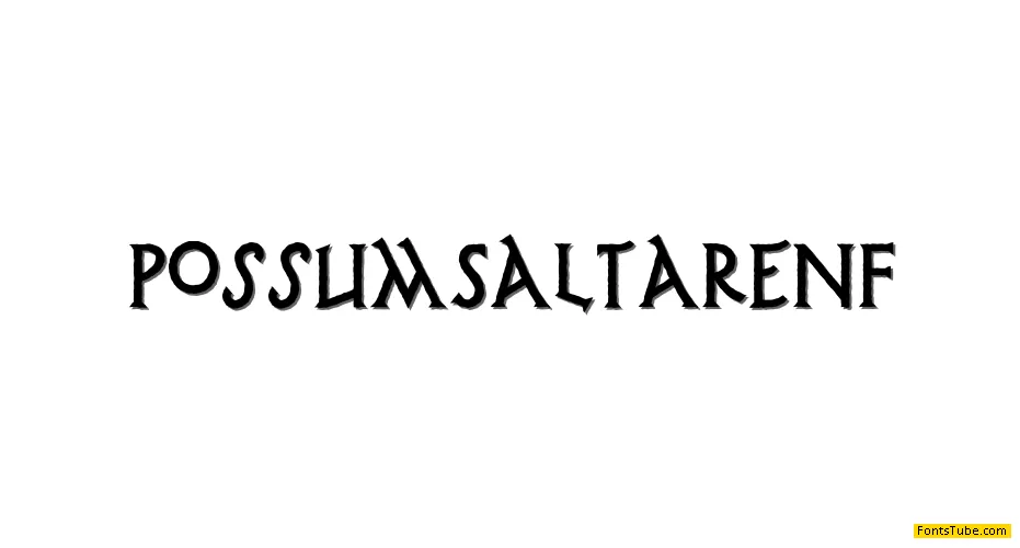 Possum Saltare NF Font