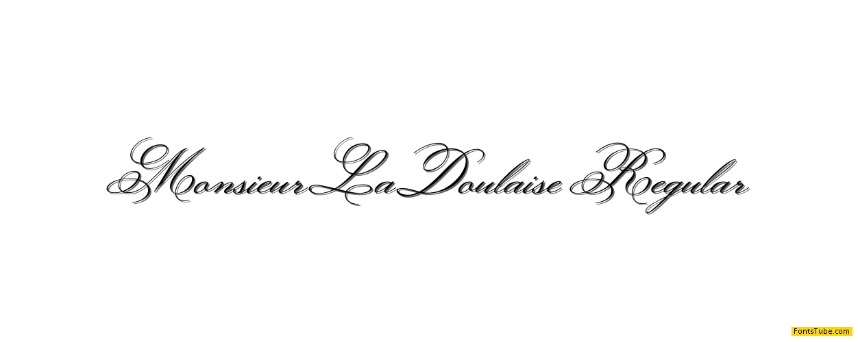 Monsieur La Doulaise Font