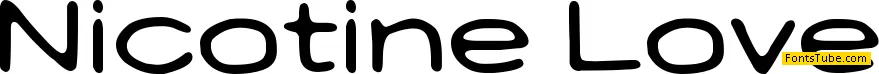 Nicotine Love Font