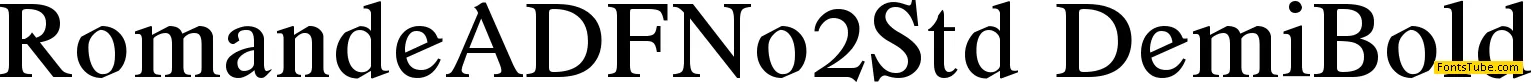 Romande ADF Font Family