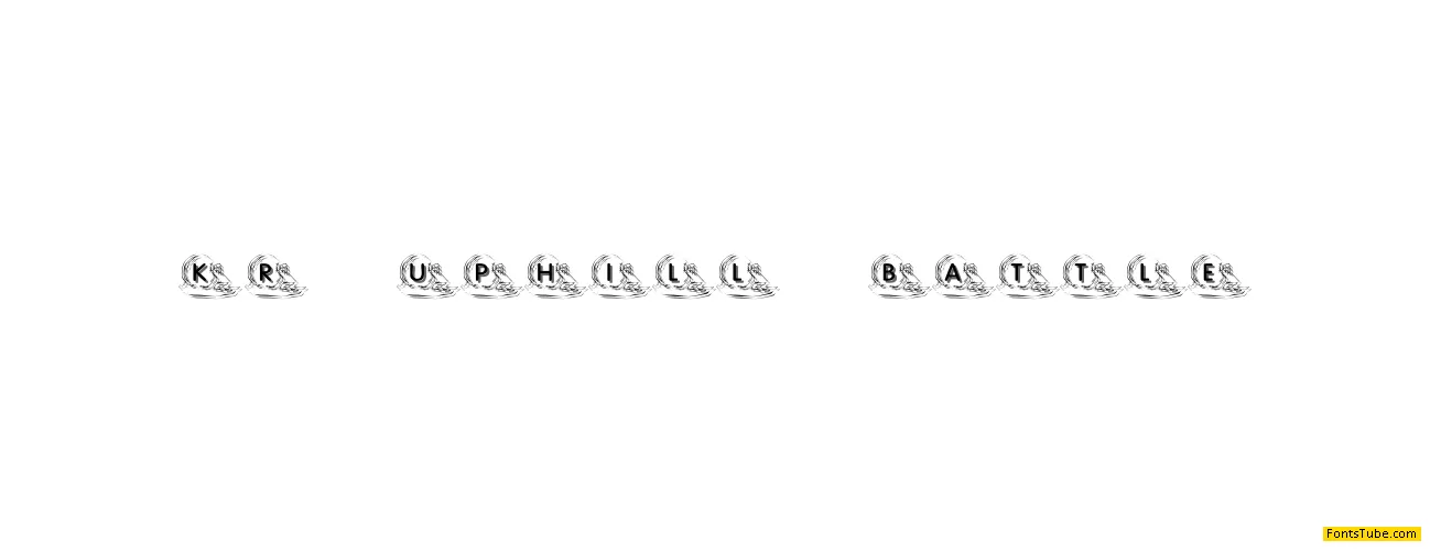 KR Uphill Battle Font