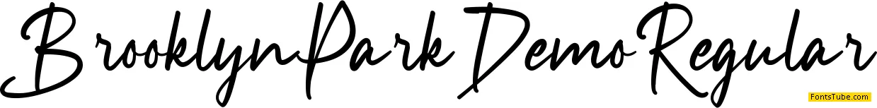 Brooklyn Park Demo Font