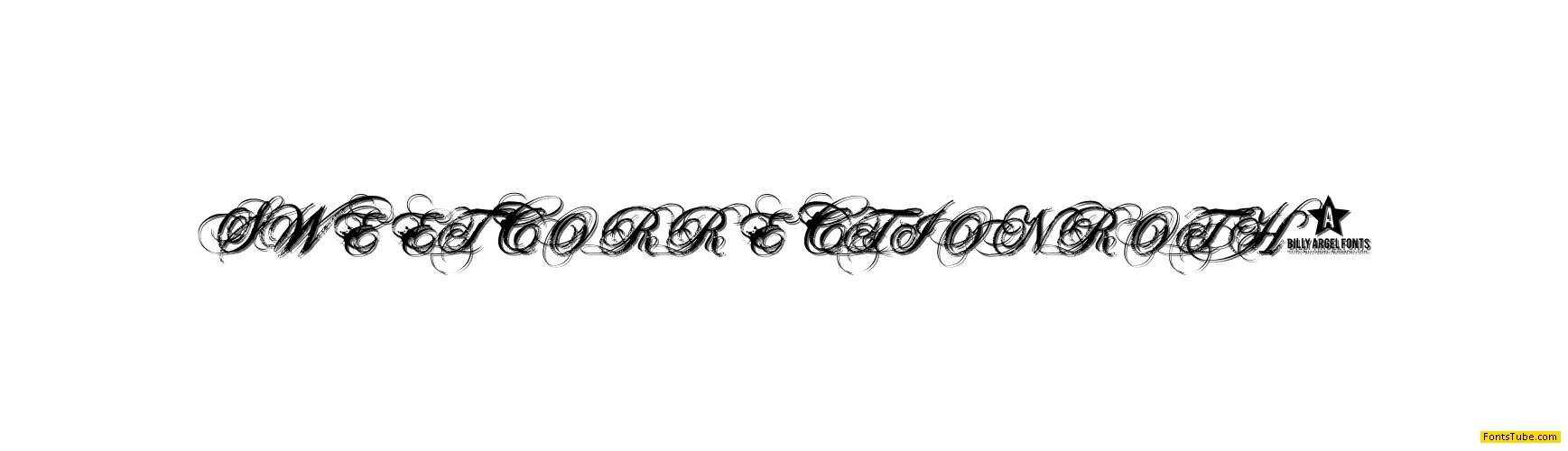 SWEETCORRECTION ROTH Font