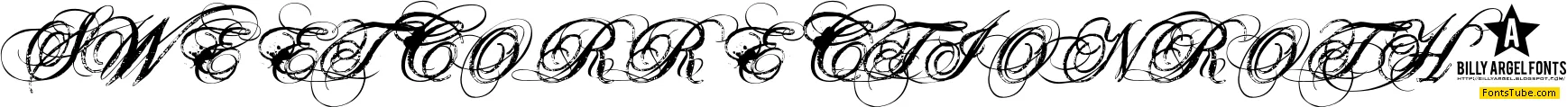 SWEETCORRECTION ROTH Font