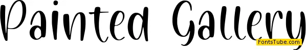 Painted Gallery Font