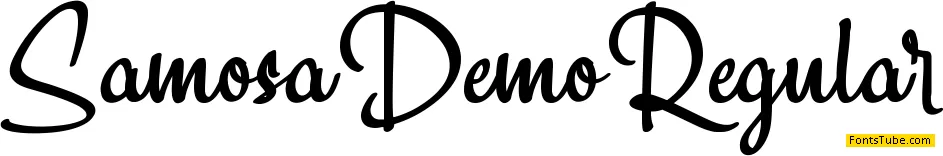 Samosa Demo Font