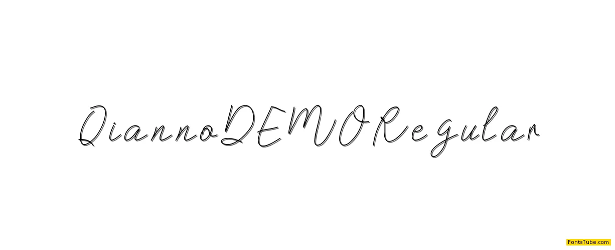 Qianno DEMO Font