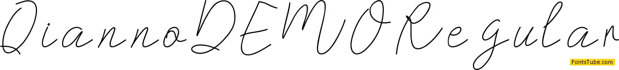 Qianno DEMO Font