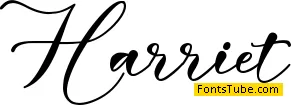 Harriet - personal use Font