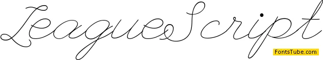 League Script Font