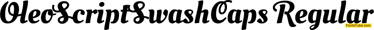 Oleo Script Swash Caps Font Family
